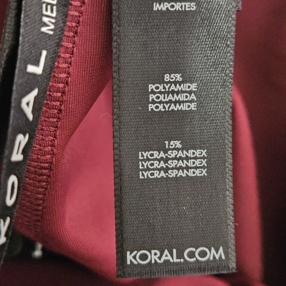 NWT Koral faux leather looking leggings size medium - Picture 9 of 13